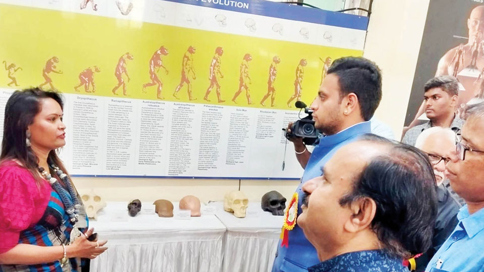Expo on bio-cultural evolution of man held
