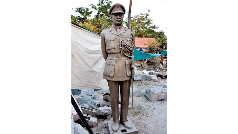 Gen. K.S. Thimayya statue in Madikeri to be reinstalled tomorrow