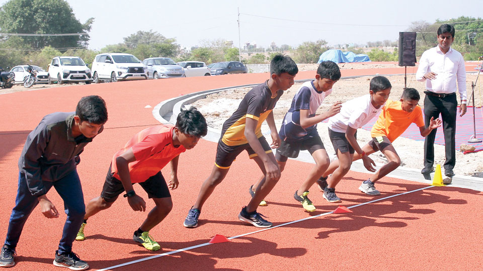 Athletic track inaugurated at Silicon City Intl. School