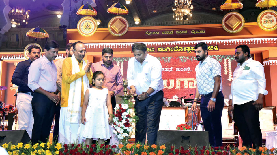 Ugadi Sangeethotsava begins at Palace