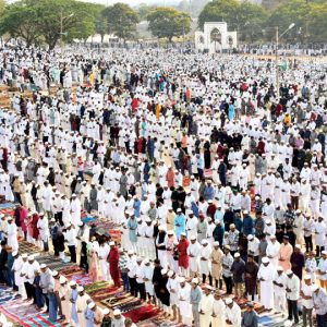Thousands offer Ramzan prayers in city