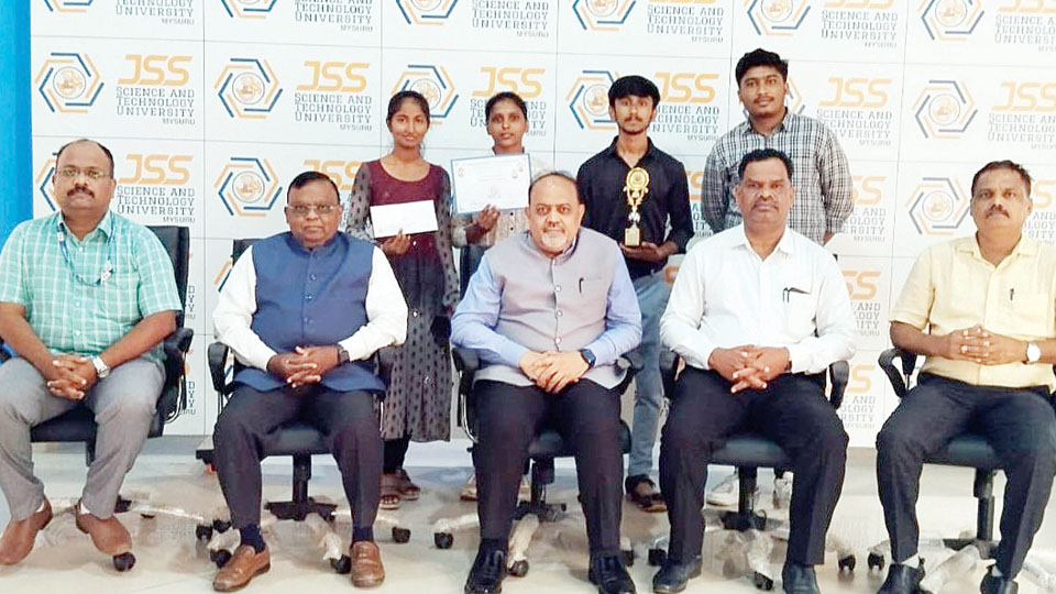 JSS STU students shine at 8th National Techno Exhibition-2024