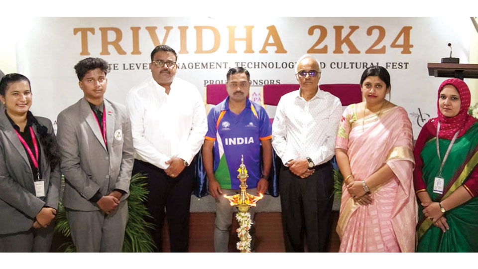 TRIVIDHA 2K24: Management, Technology & Cultural Fest held
