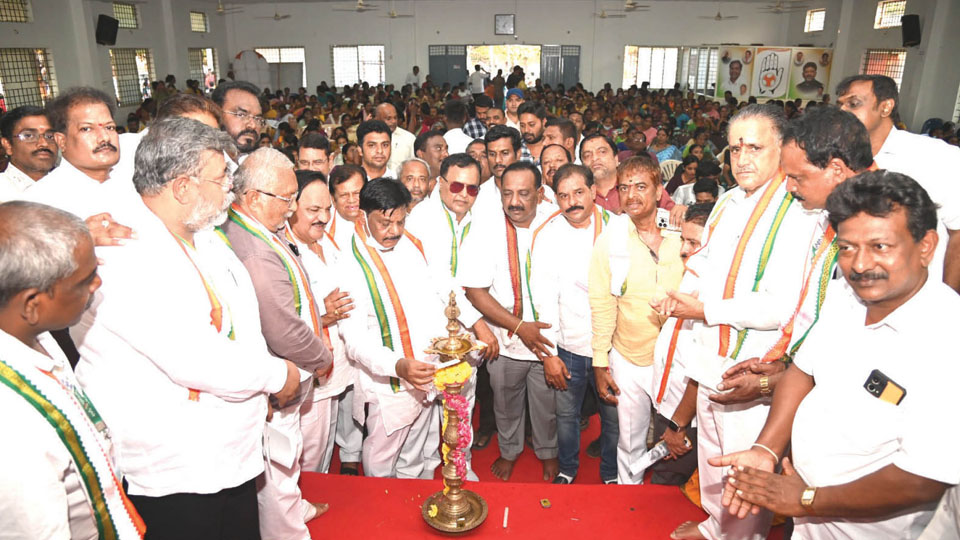 Support Congress to implement Constitutional ethos: Dr. H.C. Mahadevappa