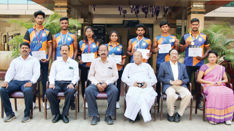 VVFGC students win medals in various competitions