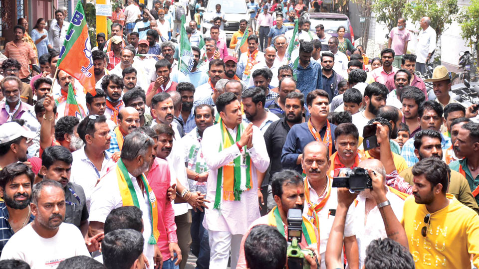 BJP candidate’s Road Show