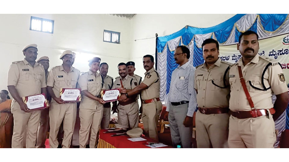 Certificates distributed to Home Guards