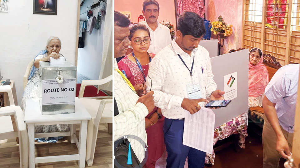 LS election 2024: Process of Vote From Home begins in Mysuru