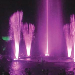 Chaos at Brindavan Gardens musical fountain