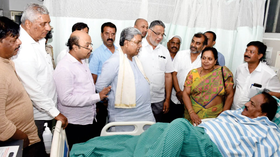 New MUDA Chairman Marigowda hospitalised; CM enquires health