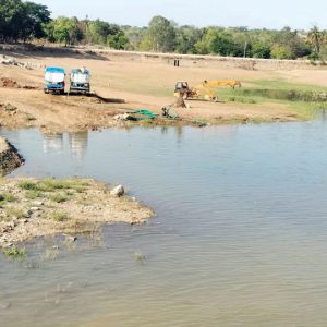 KRS Dam water pumped out for VC Canal works