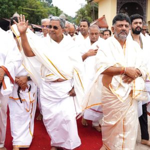 CM, Dy.CM visit Dharmasthala
