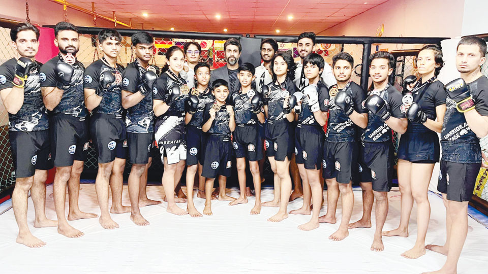 City MMA fighters bag medals