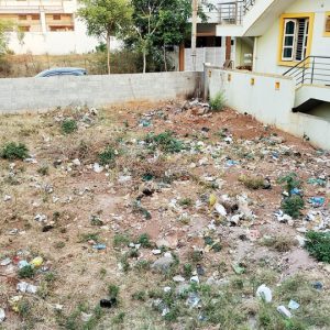 Garbage menace by Govt. girls’ hostel inmates
