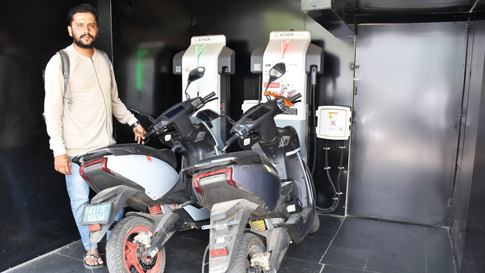 Electric charging stations surge in Mysuru