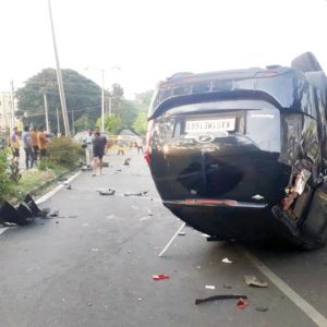 Woman killed as SUV rams into scooter on KRS Road