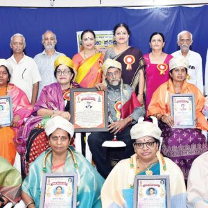 Jeevanadi Cauvery Awards presented to teachers