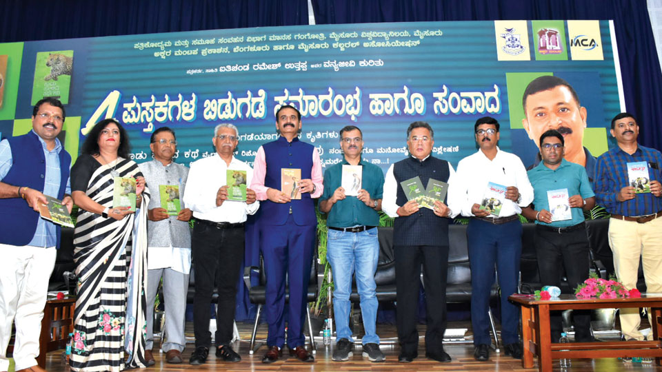 Journalist Ramesh Uthappa’s four books on nature released