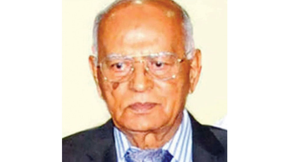Former Mysore Varsity VC Prof. M. Madaiah passes away