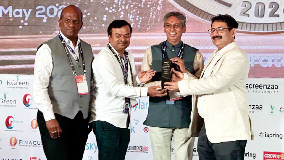 Kanyakaparameswari Co-operative Bank gets one more award