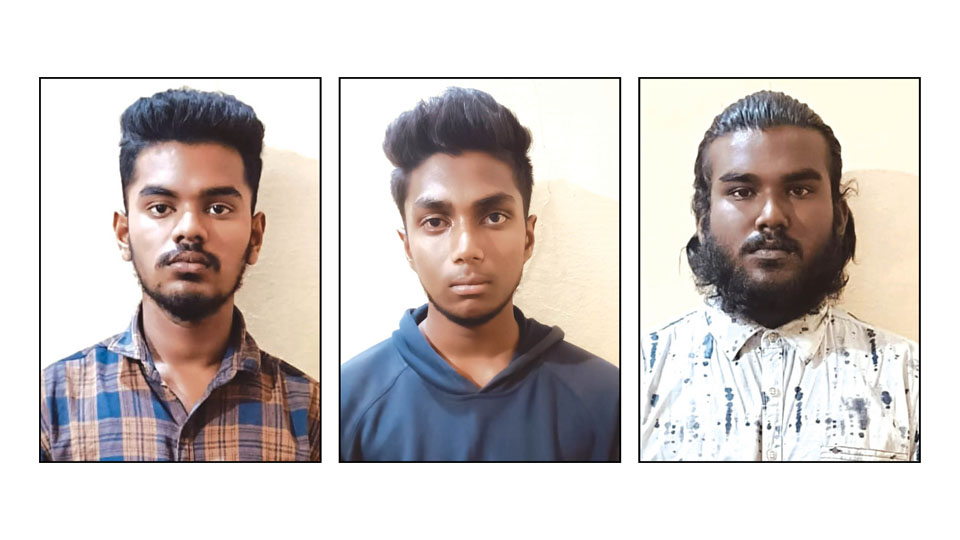 Kidnap and robbery case: Three accused arrested en route to Goa