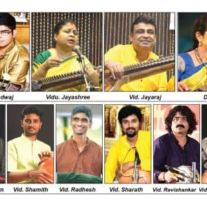 Valedictory of MJS Centenary Celebrations: Three grand Veena Concerts at Nadabrahma Sabha