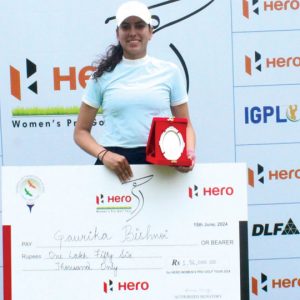 7th Leg of Women’s Pro Golf Tour in Mysuru : Delhi’s Gaurika Bishnoi clinches title
