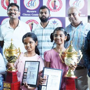 Karnataka State U-09 State Chess Championship 2024: Rajeswari Aiyappan of Mysuru, Ayaan Phutane of B’luru bag titles