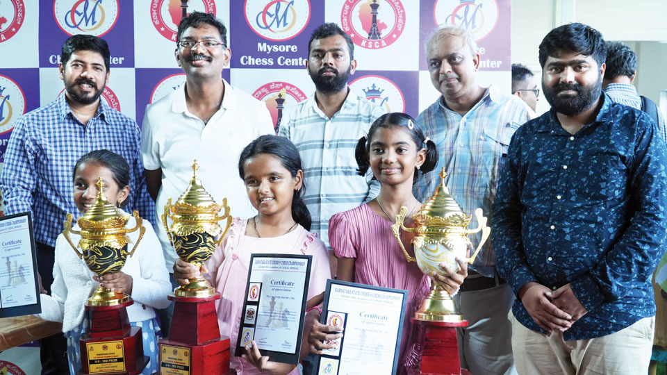 Karnataka State U-09 State Chess Championship 2024: Rajeswari Aiyappan of Mysuru, Ayaan Phutane of B’luru bag titles