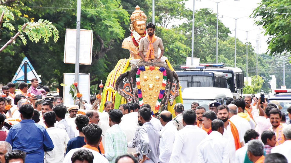 Grand procession marks Basava Jayanti celebration