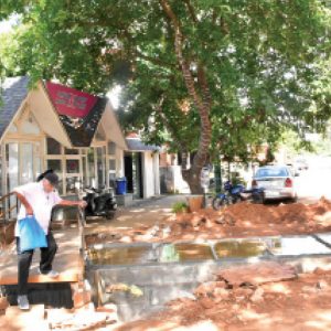 Residents fume over delayed UGD works on Vijayanagar Road