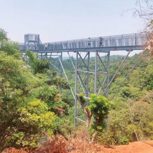 Glass bridge in Madikeri faces landslide risk; closed  