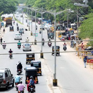 M.G. Road Traffic: Bottleneck removed