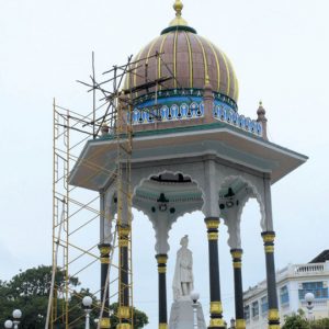 Nalwadi Statue dome: MCC initiates repair works