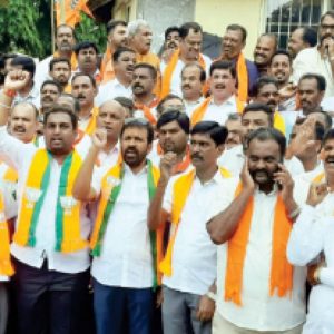Valmiki Development Corporation Scam: BJP stages massive protest, seeks resignation of CM Siddaramaiah