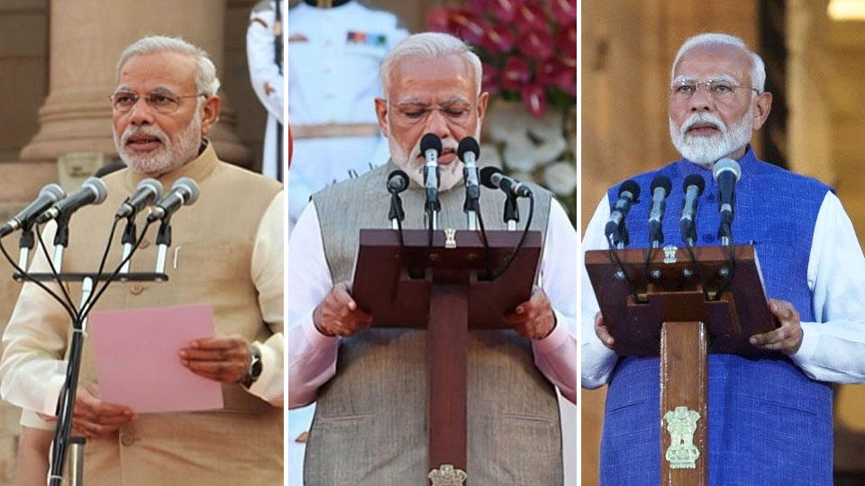 A glimpse of PM Modi’s three electoral wins: 2014, 2019, 2024