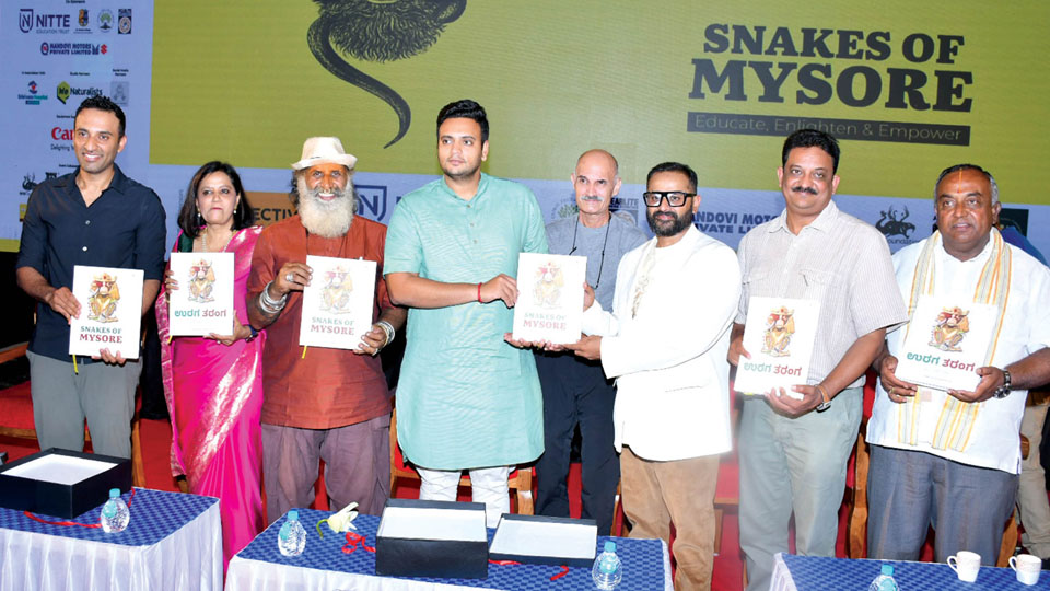 Book ‘Snakes of Mysore’ released