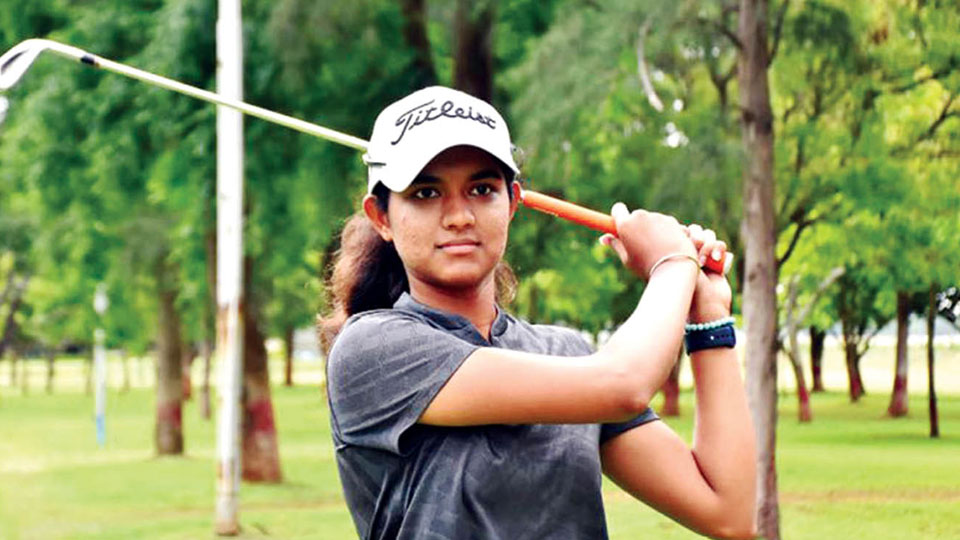 Hero Women’s Pro Golf Tour: Vidhatri of Mysuru takes one shot lead