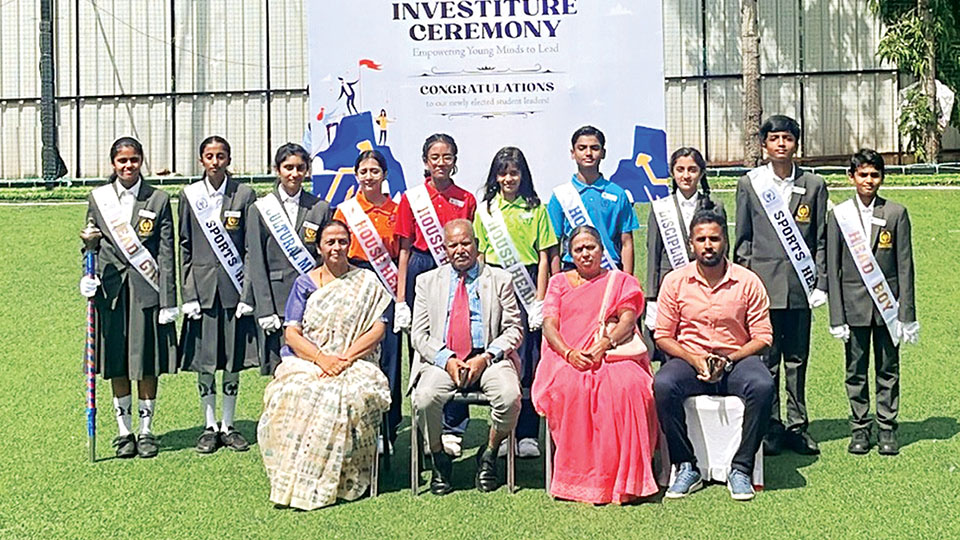 St. Lawrence International School holds Investiture Ceremony