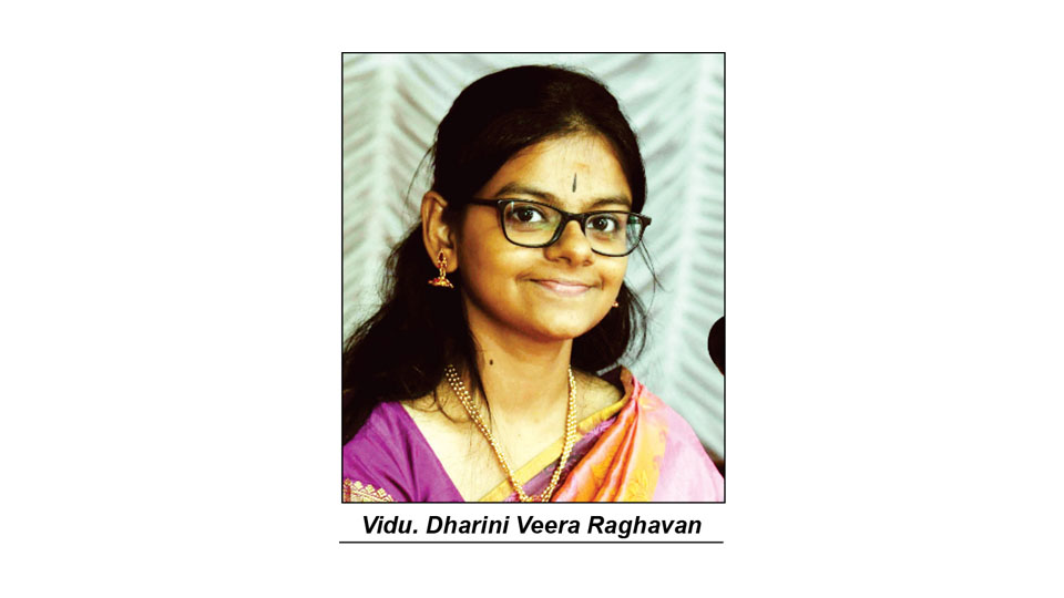 Vocal Concert by Vidu. Dharini Veera Raghavan on July 28