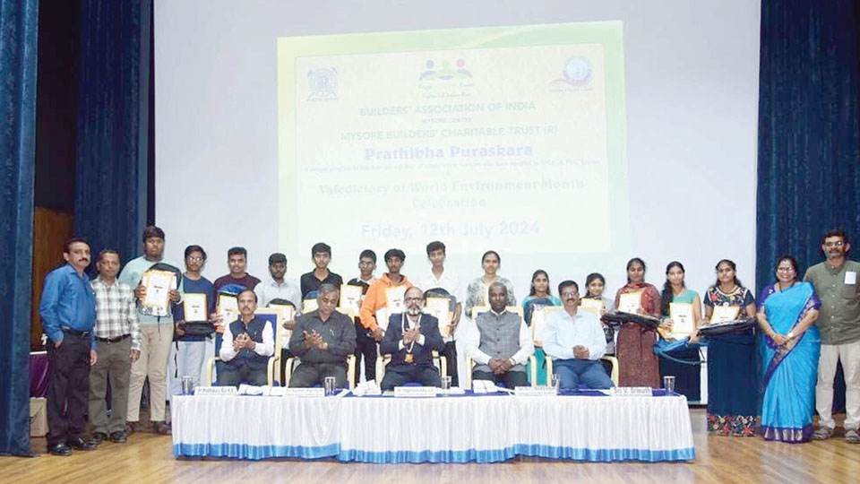 BAI felicitates 16 meritorious children of construction workers