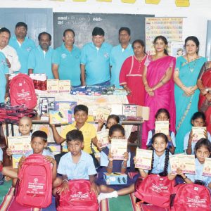 Jain youths lend a helping hand to adopted Govt. School