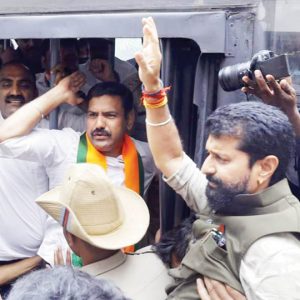 Multi-crore scams at Valmiki Corporation, MUDA: BJP attempts to besiege CM’s home in Bengaluru