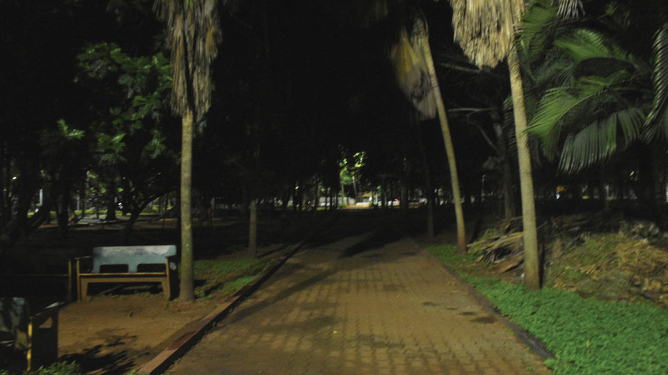 Poor lighting at Lava-Kusha Park leaves walkers worried