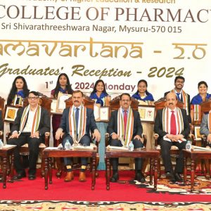 Graduate Reception-2024: 254 students presented various degrees at JSS College of Pharmacy