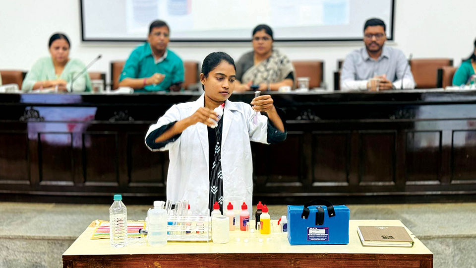 PDOs trained in testing water quality