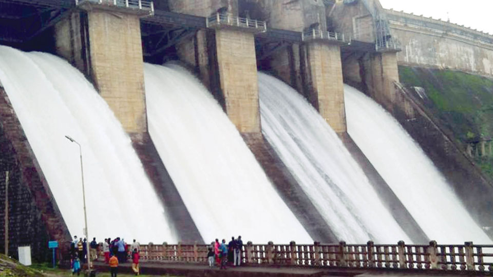 1,000 cusecs of water released from Harangi Dam