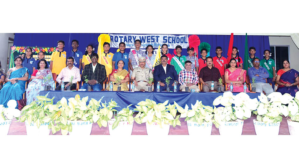 Investiture Ceremony at Rotary West School