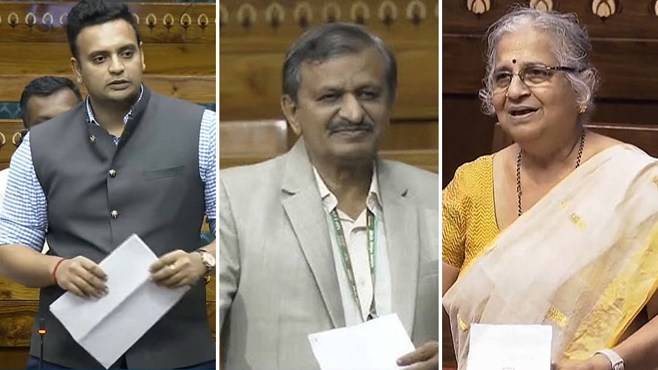 Karnataka MPs in Parliament: Three of them spoke well in the House