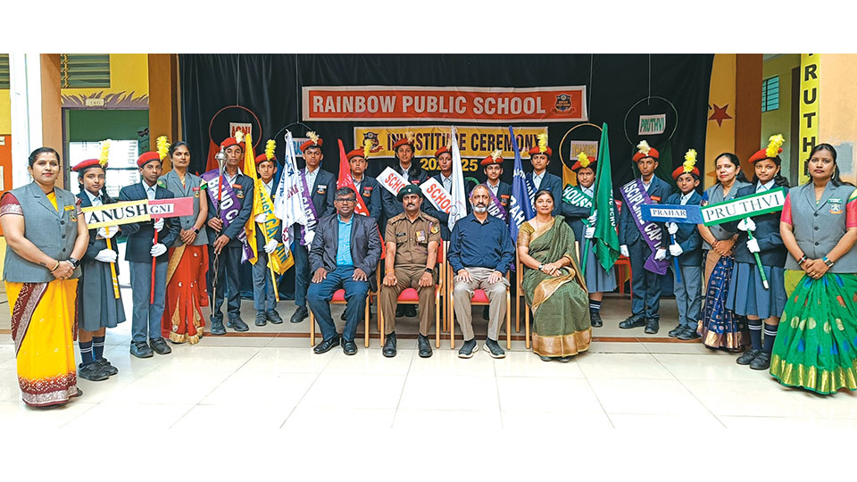 Rainbow Public School Student Council takes oath